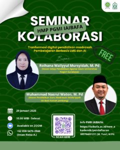 HMP PGMI IAIBAFA Selenggarakan Seminar Transformasi Digital Pendidikan Madrasah melalui Pembelajaran Berbasis Learning Management System (LMS) dan Artificial Intelligence (AI)